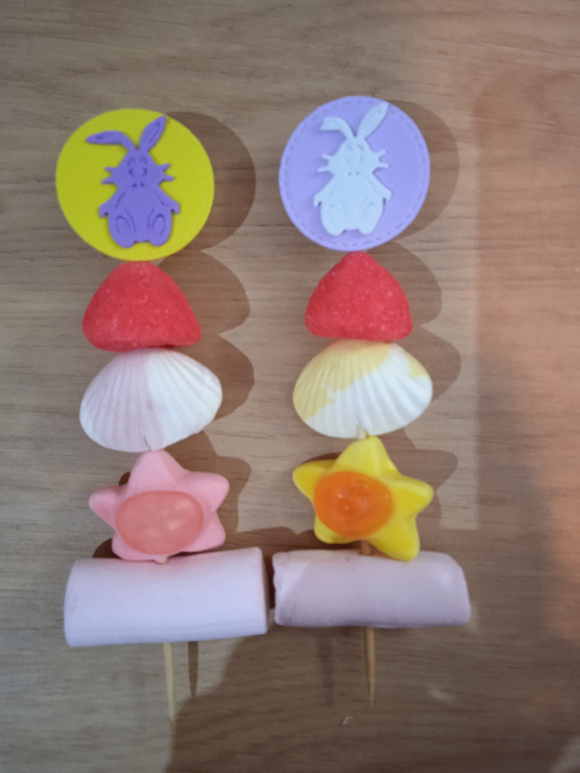 Brochetas Conejo de Pascua