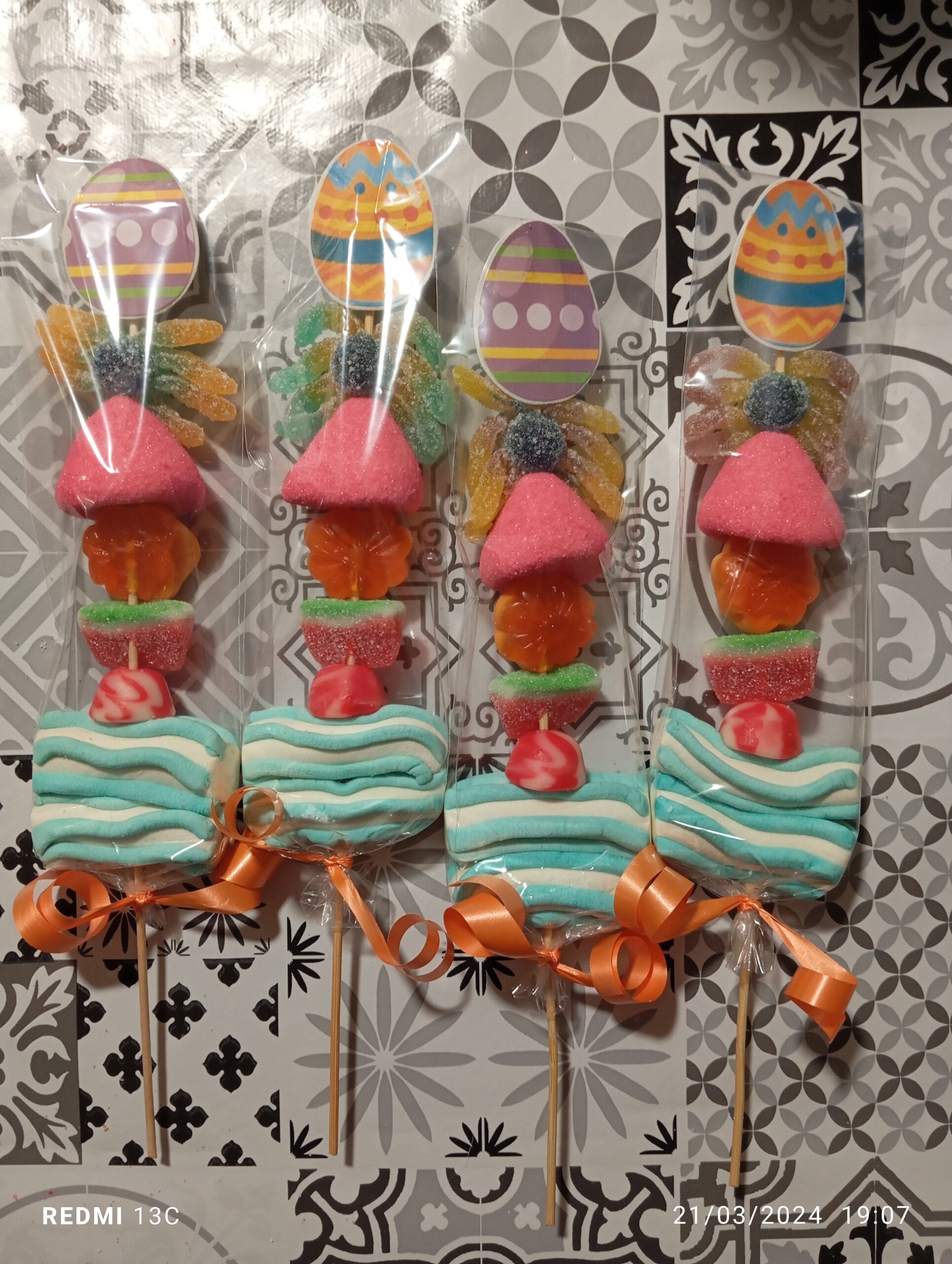 Brochetas Huevo de Pascua