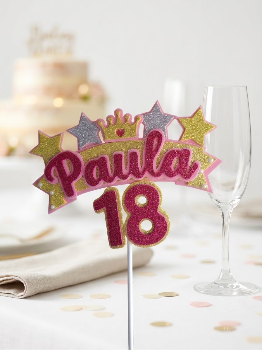 Topper Tarta personalizado