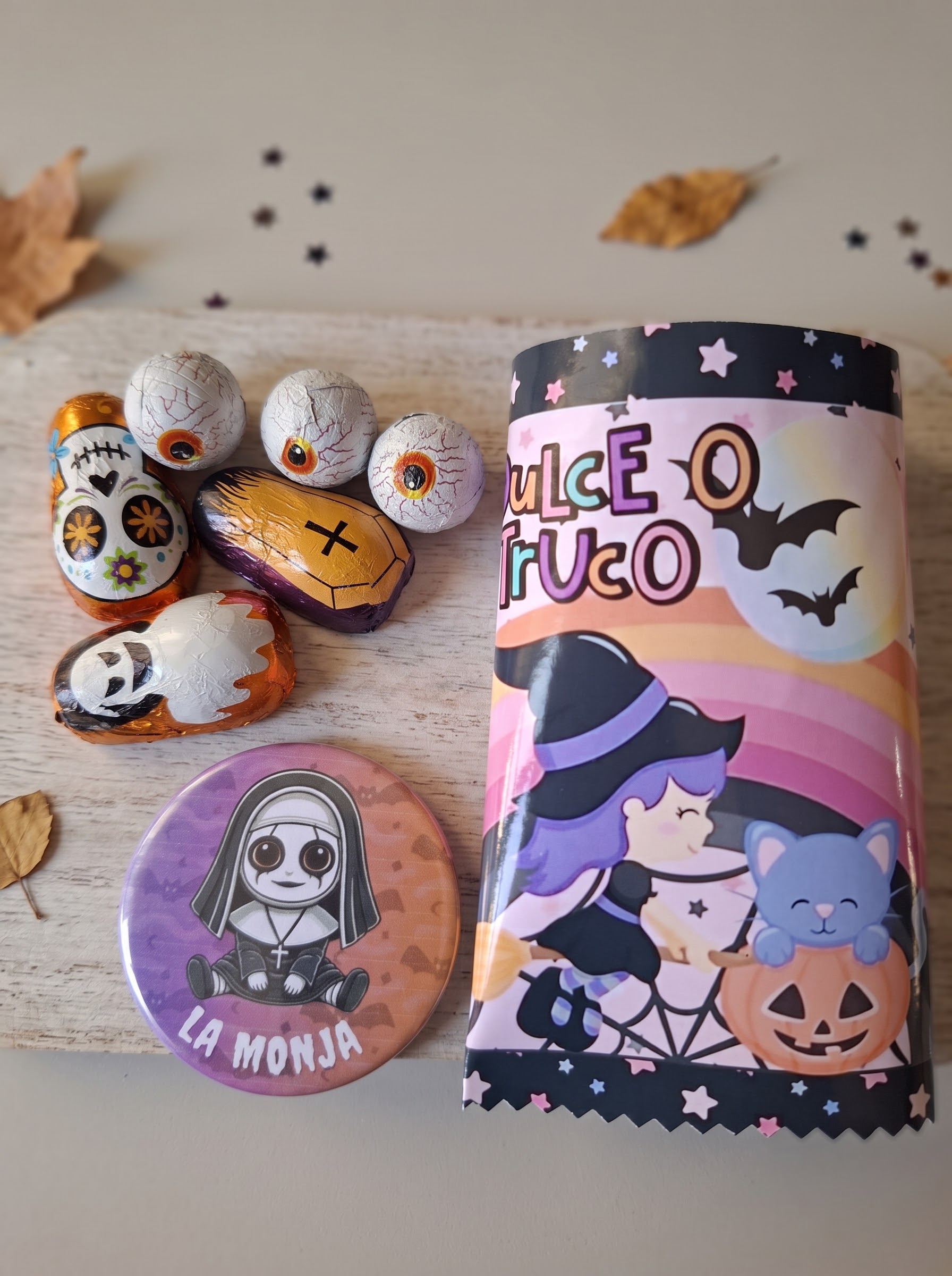 Bolsitas Chapa con chuches Halloween