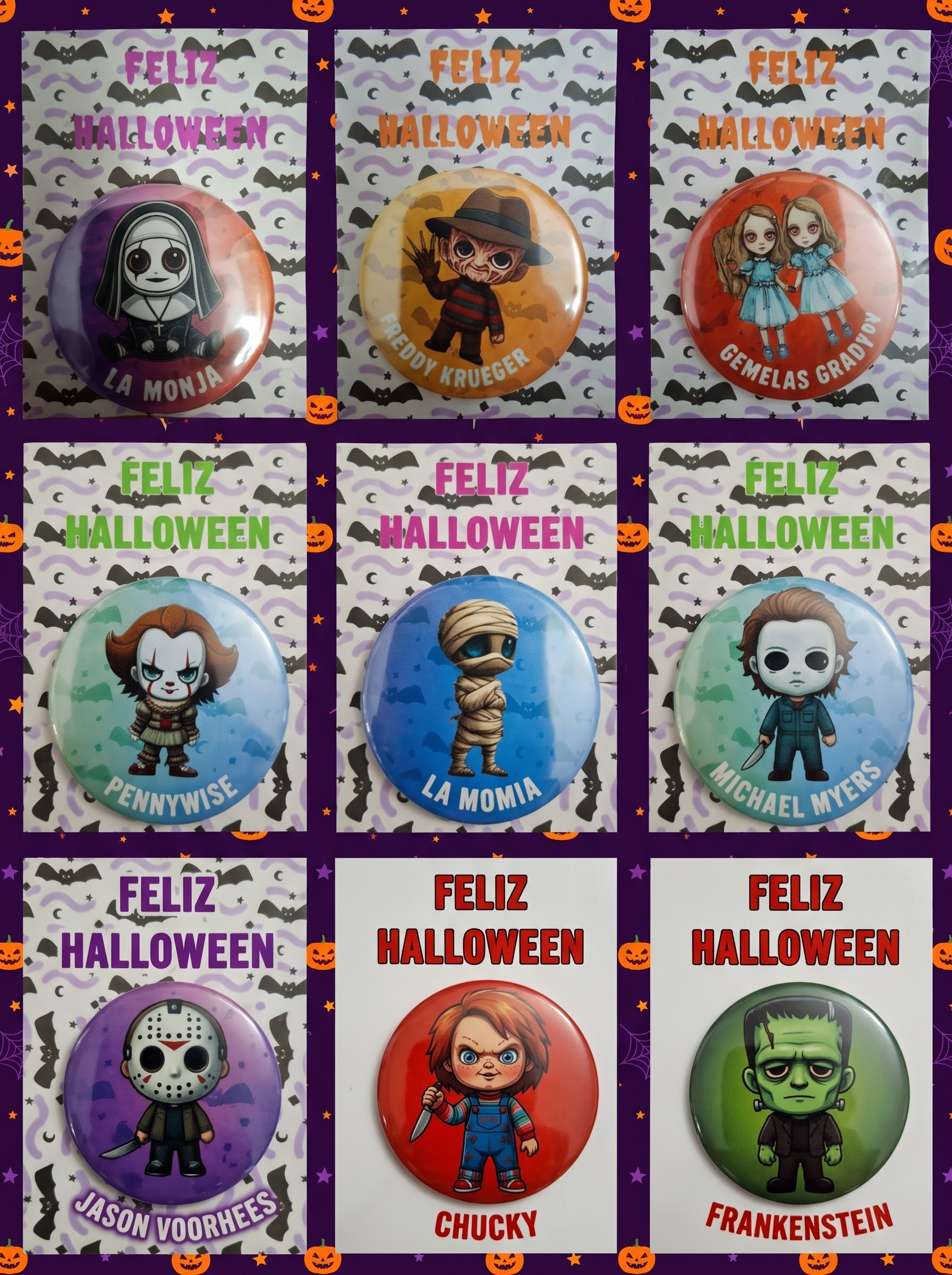 Chapas personalizadas Halloween