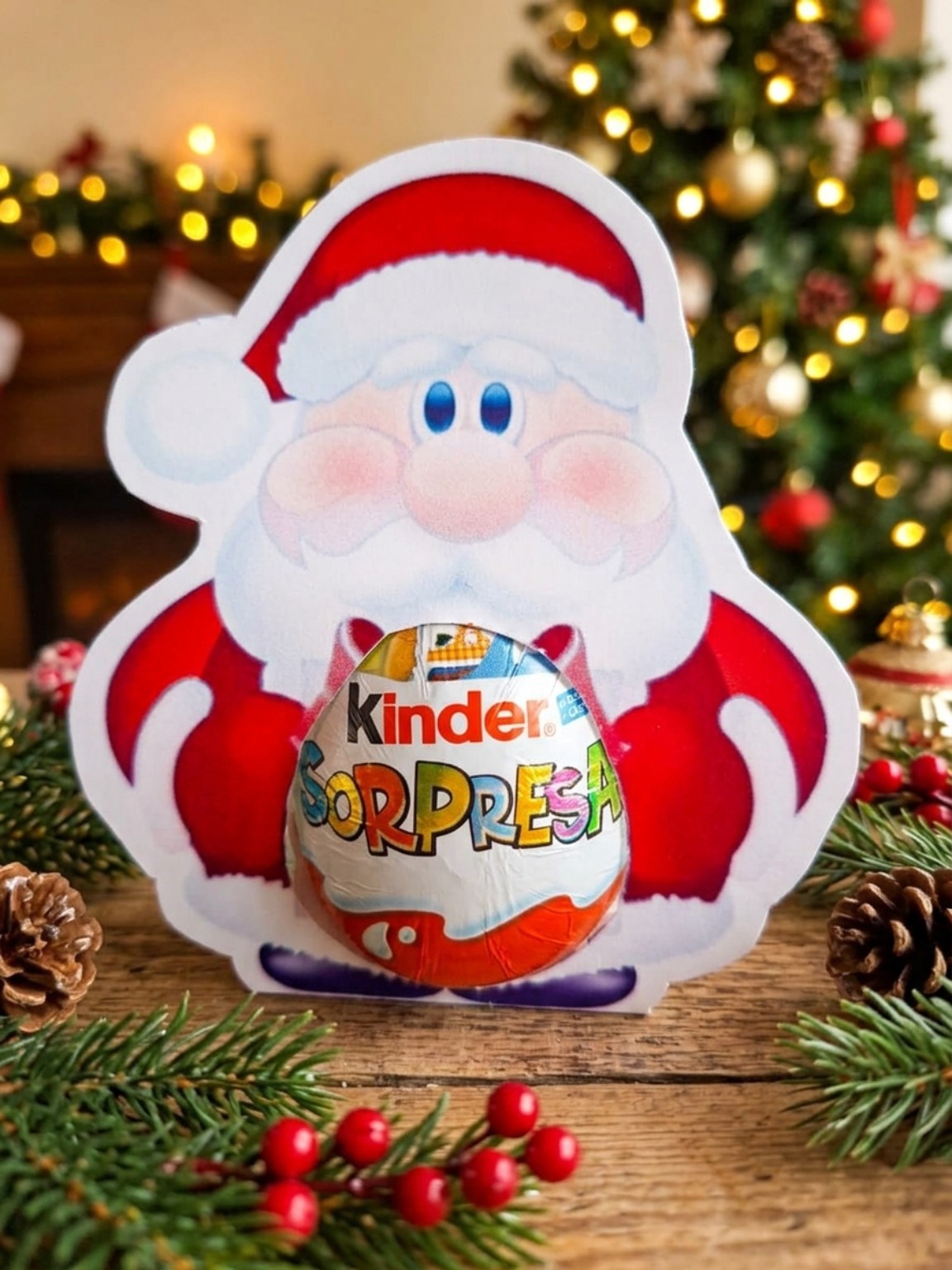 Papa Noel Huevo Kinder